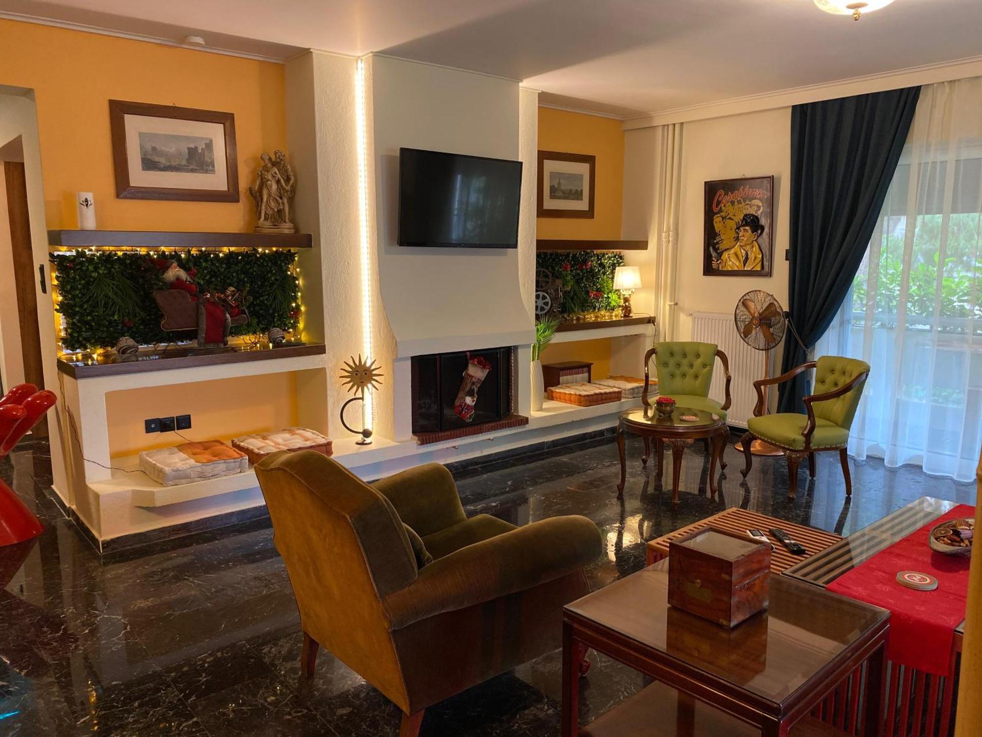 Ferienwohnung Sarakin'S Mansion Luxury Retreat Athen Exterior foto